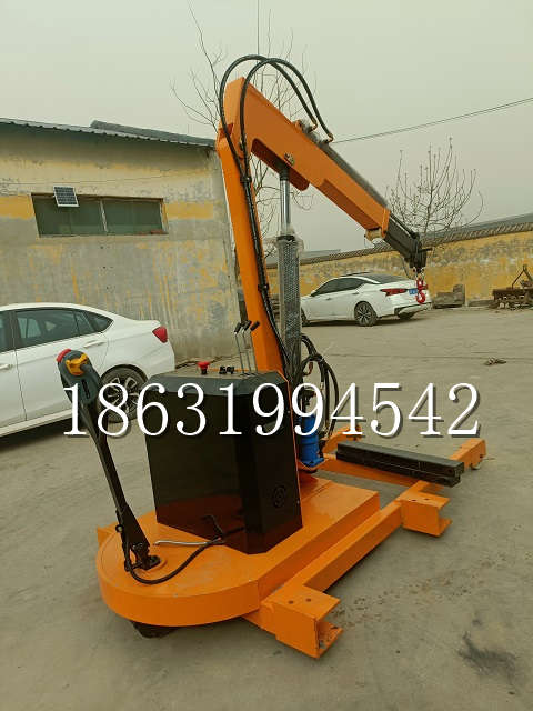 达州市自卸车厢随车吊 自制轮式四不像起重机 四驱平板吊 5吨 贵盛